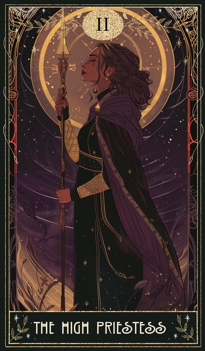 The High Priestess tarot card